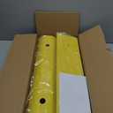 HOXWELL 22" Garage Tire Stops for Garage Floor High-Visibility, Odor Free 2 Pc 3.1" Higher Block Bumpers for Parking Car SUV Truck, Heavy Duty Car Wheel Stopper for Driveway Outdoor, Easy Installation