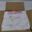 Fuxury 1000 Count Thank You Plastic Bags (11.5" x 6.5" x 21") White, T-shirt, Grocery, Take Out, To Go, Retail Shopping Bags in Bulk (Made in USA)