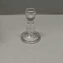 Set of 36 Clear Glass Taper Candle Stick Holders Bulk Small Tapered Pillar Candlestick Holders for Wedding Table Centerpieces Holiday Party Windowsill Decor