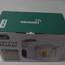 GROWNSY Baby Food Maker with Steam Basket, One Step Baby Food Processor Steamer Puree Blender Grinder Mills Machine, Auto Cooking Grinding and Sterili-zing for Healthy Homemade Baby Food, BPA-Free (White)