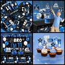11th Birthday Decorations for Boys,196pcs Bruh Im 11 Birthday Decorations Happy 11th Birthday Boy Plates and Napkins Cups Tablecloth Backdrop Topper Balloons for 11 Year Old Birthday Decorations