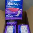 Always Discreet Adult Incontinence Pads for Women, Heavy Absorbency, Long Length, Postpartum Pads, 156 Count (4 Packs of 39)