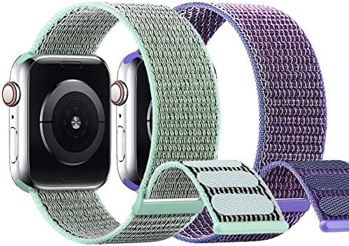 SimpleThings Compatible with Kids Apple Watch Bands, Nylon Hook and Loop for K12 Boy Girl Small Wrist iWatch Series 9 8 7 6 5 4 3 SE SE2