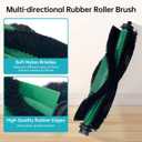 LOVECO Replacement Parts Compatible for iRobot Roomba Combo Essential Y0140 Y0110 Q0120 Q0110, Q052 Combo Essential Vac 2, 2 Roller Brush, 8 Hepa Filters, 8 Side Brush, 2 Primary Filter, 4 Mop Pads (Origin)