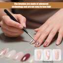 Artdone 15pcs Pink Nail Art Brushes, Nail Art Tool Set, Dotting Tools, Dust Brush, Striping Brushes for Long Lines, Drawing Pen For Gel Polish Design supply