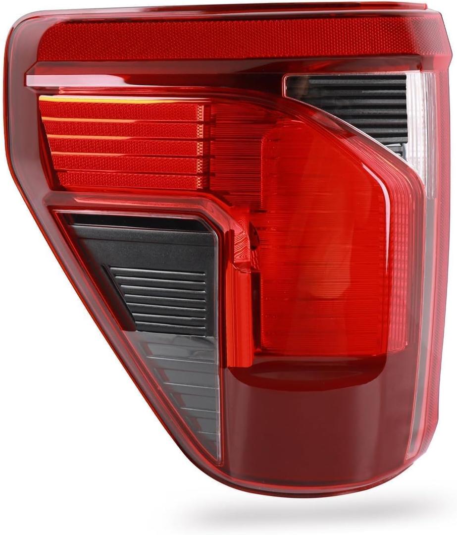 Halogen Tail Lights Compatible With 2024 2025 2026 Ford F150 XL/XLT/STX/Tremor W/Blind Spot Type Left Driver Side Taillights Replace RL3Z13405C FO2818161