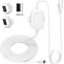 Weatherproof Power Cord for Ring Outdoor Cam Plus/Ring Spotlight Cam Plus/Pro (Battery), 20Ft/6m USB-C Outdoor Charging Cable Continuously Power Your Camera, White