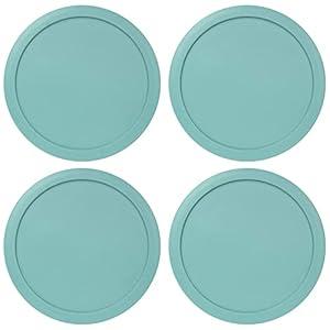 Replacement Lids fits Pyrex 4-Cup Glass Food Storage Container Bowls, 6-Inch Plastic Round Lids Covers for Pyrex 7201-PC, Airtight & Leakproof (4-Pack, Turquoise)Replacement Lids fits Pyrex 4-Cup Glass Food Storage Container Bowls, 6-Inch Plastic Round Lids Covers for Pyrex 7201-PC, Airtight & Leakproof (4-Pack, Fuchsia)