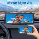 Wireless CarPlay Screen,8.1" Portable Touch Screen Car Stereo with 2K Dash