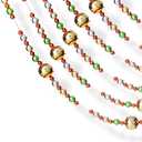 Klikel Christmas Acrylic Gold Garland 10 Feet Long