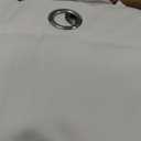 HolidayIdeas 4 Panels Linen Outdoor Curtains for Patio Waterproof White Curtains 84 Inch Length Set-Wide Curtains Weatherproof, Privacy, Textured for Pergola, Porch, Gazebo-110 Wide x 84" Long