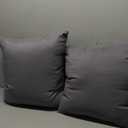Utopia Bedding Throw Pillows Insert (Pack of 2, Grey) - 18 x 18 Inches Bed and Couch Pillows - Indoor Decorative Pillow
