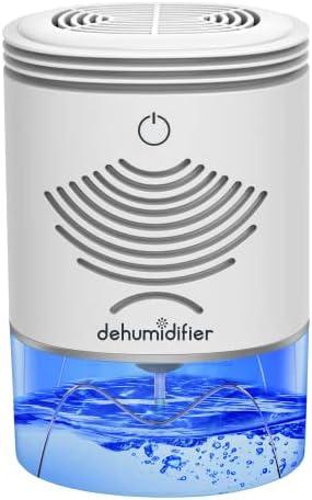 Dehumidifier TOMERSUN 2600 Cubic Feet(280 sq ft) Small Dehumidifiers for home 35oz Mini Dehumidifier for home,Basement,Bathroom, Closet,RV,Bedroom,Kitchen