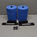 Hikeen Aquatic Exercise Dumbbells Water Dumbbell Pool Resistance Aquatic Fitness Barbells with 4 High-Density EVA Foam Pool Weights Dumbbells, for Water Aerobics Weight Loss (Blue)