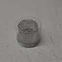 PVC Vent Termination Cap, 3.51" Furnace & Roof Vent Cover Stainless Steel, Conical PVC Fittings, for 2.98" to 3.51" Inner Diameter Vent Pipe, Air Intake, Air Exhaust and Water Drains Pipe