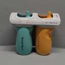 Tommee Tippee Insulated 9oz Sporty Spout Toddler Water Bottle, No Spill, Sippy Cups for Toddlers 1-3, Two-Piece Valve Helps Stop Spills, Light Blue & Orange, BPA Free, Pack of 2