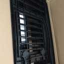 IRIS USA 24" Dog Playpen 8-Panel Pet Exercise Pen with Door Gate 83.5x83.5x24 Puppy Play Pen Indoor Outdoor Plastic Foldable Portable Pet Fence for Small Medium Dogs Puppies Multiple Pets Black