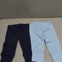 MONICA + ANDY Hello Baby Pants, Size 912 Months, Blue, 100% Organic Baby Clothes for Girls and Boys, Joggers, Sustainable Super Soft Fabric, Sizes for Preemie, Newborn & Infant