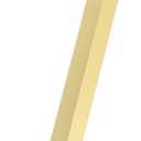 HASWARE Floating House Number 6 inch Stylish Door Numbers Alphabet Plaque Street Home Address Numerals (Golden, 7)