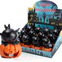Halloween Flameless Candles Halloween Decorations 12 Pack Pumpkin Cat LED Nightlight Candles Indoor Table Decor Gifts