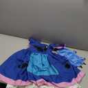 Blue Animal Costume for Girls Hawaiian Dress Up With Headband and Gloves (6-7 Years)