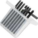 Hearing aid Wax Guard Filter for phonak, widex and Resound Wax Traps Hear Clear Cleaning kit Accessory (40 Filters) (Black)