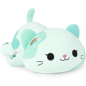 Onsoyours Original Rainbow Cat Plush 13 Inch Kitty Plushies Toy Kitten Stuffed Animal Soft Pillow Kawaii Plushie Gift for Kids & Adults (Rainbow Cat, 13")