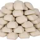 Leship Ceramic Briquettes Replacement for Turbo, Nexgrill Gas Grills, Gas Grill Briquettes Replacement for Lava Rocks, 50-Piece, 2 x 2 inches