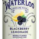 Waterloo Sparkling Water, Blackberry Lemonade Naturally Flavored, 12 Fl Oz Cans (Pack of 12)  Zero Calories and Zero Sugar or Sweeteners (EXP 04/08/26)