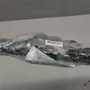 OROPY Industrial Pipe Clothing Rack 38.4", Heavy Duty Detachable Wall Mounted Clothes Rack Black Iron Garment Bar, Multi-purpose Hanging Rod for Closet Storage, Black (Two Base)