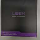 LISEN Suction Phone Mount, Content Creator Vlogging Portable Super Stable Electric Vacuum Magnetic Phone Holder, 360 Adjustable Travel Multi-Scene TikTok for iPhone 17 Pro Max Air 16e 16 15 14 13 (Silver)