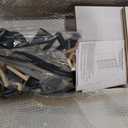 ROYMELO 30x80 Inch White Sliding Barn Door Slab with 5.5ft Hardware Kit Included, 5-Panel, MDF Wood Panel Covered with Water-Proof Scratch-Proof PVC Surface, Simple DIY Assembly