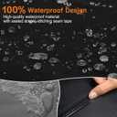 Griddle Cover for Blackstone 36" Griddle,Upgraded Rip-Proof&Waterproof 600D Flat Top Grill Cover,Windproof 1528 Grill Cover for Blackstone and More 4-Burner Griddle with Straps and Air Vent