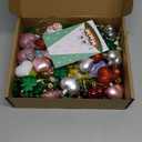 Valentines Day Decor Tree Decorations Set, 72 Pcs Ornaments for Valentine's Day St Patricks Easter Tree, Plastic Heart Shamrock Easter Egg for The Home Wedding Dinner Gifts Table Tiered Tray Decor