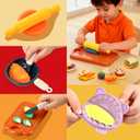 4 in 1 Playdough Sets for Kids Ages 4-8, 24 Colors Dough Accessories with Ice Cream/ Noodles/ Cake Makers, Kitchen Pretend Play Tools Kit, Birthday Gifts Toys for Toddlers Boys Girls 3 4 5 6 7 8