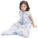 Baby Sleep Sack 2-4 T Boys & Girls Wearable Blanket 100% Organic Cotton 0.5 TOG Toddler Sleeping Sack 2- Way Zipper X-Large (39 in, For 2-4 Years, Rhinoceros)