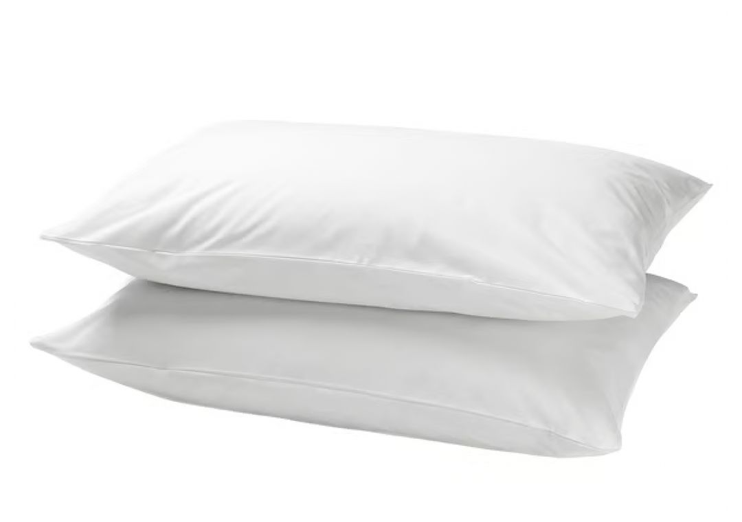 2 White Pillows 19x10