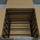 KORRTFID Kitchen Cabinet Organizer, Steel Cookware Holder, Divided Holder with 5 Slots for Skillets Baking Tray and Chopping Board Rack - Baking Pan Holder Storage (1 PC)