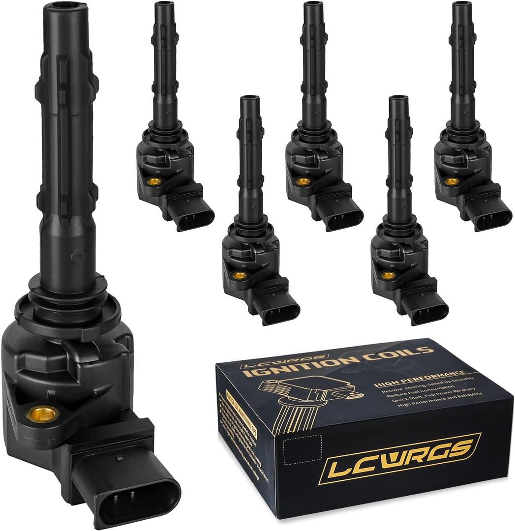 Set of 6 Ignition Coil Packs for 3.5L V6 Mercedes Benz E350 ML350 GLK350 R350 C230 C280 C300 C350 SLK350 CLK350 2006 2007 2008 2009 2010 2011 2012 2013 Coils Replaces UF535 UF585