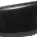 X AUTOHAUX Left Side Car Side Door Wing Mirror Cover Rear View Mirror Cap for Toyota Yaris 2008-2011 Gloss Black