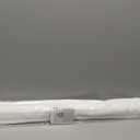 UNISHADES no Drill Cordless Roman Shades for Windows, 46" W 64" H - Light Filtering - Linen - White
