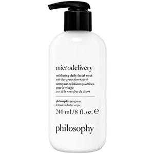 Philosophy Microdelivery Exfoliating Daily Facial Wash - with Fine Grain Desert Earth & Gentle Amino Acids - Scrubs Away Impurities & Dead Skin Cells to Alleviate Dryness and Rough Texture