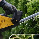 22''Hedge Trimmer Cordless,21V Electric Handheld Bush Clipper ,3200RPM 180°Rotatable Head,3/4''Blade Gap,Lightweight & Compact Trimmer