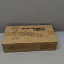 2 Pack Rain Gutter Downspout Extensions, Upgraded Flexible Drain Down Spout Extender for Rain Water Drainage, Each Extendable from 20" to 66", Combine to 10 ft with Connector(White)