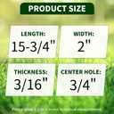 106078 Mower Blades Compatible with Toro Riding Mowers 48" Deck, 106637 Replacement Blade Fit for Toro Wheel Horse 260 300 GT Classic Tractors Z480 ZX480, 3 Pack