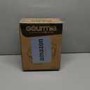 Gourmia Belgian Waffle Maker  Compact Design with Upright Storage, Adjustable Browning, and Easy-Clean Nonstick Ceramic Plates, Stainless Steel