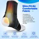 Healrecux Lace Up Ankle Brace for Women Men, Ankle Support for Sprained Ankle, Plantar Fasciitis Brace Ankles Stabilizer Wrap for Basketball, Volleyball, Sports, Injury Recovery, L