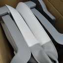 Collapsible Baby Bathtub for Newborn, Foldable Baby Bath Tub with Thermometer & Soft Floating Cushion & Drain Hole, Portable Travel Infant Bath Tubs for Newborns to Toddlers 0-36 Months Boys, Grey