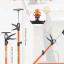 VEVOR Cabinet Jack Support Pole, 2-Pack, 20.8-45.2 Inch Steel Telescopic Quick Support Rod, Adjustable 3rd Hand System up to 154 lbs Capacity for Installing Cabinets, Lifting Drywall, Cargo Bars