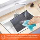 2 x Silicone Griddle Tools Mat For Blackstone Silicone Spatula Grill Mat with Drip Pad Outdoor Bbq Grill Mats Grill Side Shelf Mat for Blackstone Griddle